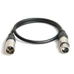 3 pin XLR-3 Female to XLR-3 Male Balanced Audio Cable (12inch / 30cm) SHORT 3 pin XLR-3 Female to XLR-3 Male Balanced Audio Cable (12inch / 30cm) SHORT