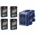 IDX ED-C95/4S (EDC954S) 4x ENDURA DUO-C95 Batteries and 1x VL-4S Charger IDX ED-C95/4S (EDC954S) 4x ENDURA DUO-C95 Batteries and 1x VL-4S Charger