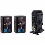 IDX 2x ENDURA CUE-D95 Batteries and 1x VL-2X Charger with AC Adaptor (36W) IDX 2x ENDURA CUE-D95 Batteries and 1x VL-2X Charger with AC Adaptor (36W)