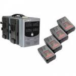 Swit Electronics 4x S-8192S 92+92Wh Dividable V-mount Battery Packs and 1x Swit D-3004S V-Mount Charger Swit Electronics 4x S-8192S 92+92Wh Dividable V-mount Battery Packs and 1x Swit D-3004S V-Mount Charger