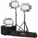 Ikan LB5-3PT-KIT (LB53PTKIT) Lyra Bi-Colour Soft Panel Half x1 Studio & Field LED 3 Light Kit with Gold & V-Mount Battery Plate Ikan LB5-3PT-KIT (LB53PTKIT) Lyra Bi-Colour Soft Panel Half x1 Studio & Field LED 3 Light Kit with Gold & V-Mount Battery Plate
