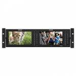TV Logic RKM-270A (RKM270A) Twin 7-inch LCD 3RU Multi-Channel Rack Mount Monitor - 3G/HD/SD-SDI plus HDMI and Composite TV Logic RKM-270A (RKM270A) Twin 7-inch LCD 3RU Multi-Channel Rack Mount Monitor - 3G/HD/SD-SDI plus HDMI and Composite