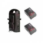 Swit Electronics SP-82/302S (SP-82302S) with x2 V-Mount Batteries (S-8082S) and Charger (SC-302S) Swit Electronics SP-82/302S (SP-82302S) with x2 V-Mount Batteries (S-8082S) and Charger (SC-302S)