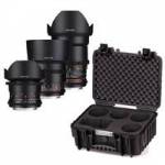Samyang Canon EF Mount VDSLR Lens Kit 2 - Contains 14mm, 35mm and 85mm Lenses + Custom Case (7409) Samyang Canon EF Mount VDSLR Lens Kit 2 - Contains 14mm, 35mm and 85mm Lenses + Custom Case (7409)