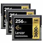 ARRI K0.0008921 (K0.0008921) Set of 3 Lexar 256GB Professional 3600x CFast 2.0 Memory Card ARRI K0.0008921 (K0.0008921) Set of 3 Lexar 256GB Professional 3600x CFast 2.0 Memory Card