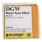 Dedolight DGW Gel Filter Set Warm Tone Effect fits the DFH filter holder (classic Dedolight) 20 Gels Dedolight DGW Gel Filter Set Warm Tone Effect fits the DFH filter holder (classic Dedolight) 20 Gels
