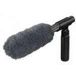 Sony ECM-VG1 (ECMVG1) low cost shotgun electret condenser camera microphone c/w windshield kit Sony ECM-VG1 (ECMVG1) low cost shotgun electret condenser camera microphone c/w windshield kit