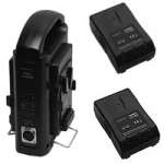Swit Electronics SP-82/3802S (SP823802S) Battery Kit - 2 x S-8082S V-Mount Batteries & 1 x SC-3802S Sequential Charger Swit Electronics SP-82/3802S (SP823802S) Battery Kit - 2 x S-8082S V-Mount Batteries & 1 x SC-3802S Sequential Charger