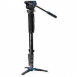 Benro A48FDS4 (A48-FDS4) Aluminium Video Flip Lock Monopod Kit with S4 Head Benro A48FDS4 (A48-FDS4) Aluminium Video Flip Lock Monopod Kit with S4 Head