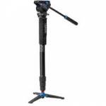 Benro A48TDS4 (A48-TDS4) Aluminium Video Twist Lock Monopod Kit with S4 Head Benro A48TDS4 (A48-TDS4) Aluminium Video Twist Lock Monopod Kit with S4 Head