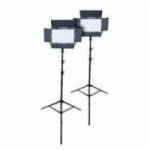 Lishuai LED576ASVLK-2 (LED576ASVLK 2) 2x Bi-Colour LED Light Panel Kit Lishuai LED576ASVLK-2 (LED576ASVLK 2) 2x Bi-Colour LED Light Panel Kit