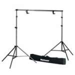 Manfrotto 1314B (1314-B) Background Set includes 1 x 3 Section Telescopic Pole, 2 x Baby Stand, 2 x Mini Spring Clamp and Transport Kit Bag Manfrotto 1314B (1314-B) Background Set includes 1 x 3 Section Telescopic Pole, 2 x Baby Stand, 2 x Mini Spring Clamp and Transport Kit Bag