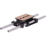Vocas 15mm Pro Rail Support Type L - double sided 15mm lightweight rail support for Sony NEX-FS100 (Vocas p/n 0350-0800) Vocas 15mm Pro Rail Support Type L - double sided 15mm lightweight rail support for Sony NEX-FS100 (Vocas p/n 0350-0800)
