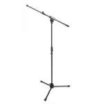 Proel RSM-200 (RSM200) Telescopic Microphone Stand with telescopic boom arm (black)