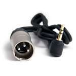 CVP custom cable - 3.5mm minijack to XLR3M balanced XLR audio cable, 0.5m length CVP custom cable - 3.5mm minijack to XLR3M balanced XLR audio cable, 0.5m length