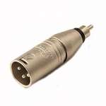 Phono Plug to XLR Male Adapter Phono Plug to XLR Male Adapter