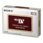 Sony DVM-63HD (DVM63HD) Mini DV Tape for HDV Sony DVM-63HD (DVM63HD) Mini DV Tape for HDV