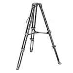 Manfrotto MVT502AM (MVT-502AM) Lightweight Aluminium 2 stage 3 section Tripod with 75mm bowl Manfrotto MVT502AM (MVT-502AM) Lightweight Aluminium 2 stage 3 section Tripod with 75mm bowl