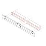 TSL UMD-P2 (UMDP2) Under Monitor Mount Panel for UMD-S8C and UMD-D8C TSL UMD-P2 (UMDP2) Under Monitor Mount Panel for UMD-S8C and UMD-D8C