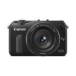 Canon EOS M 18MP Digital Mirrorless Camera c/w 22mm f/2 STM lens and mount adapter (EF and EF-S Compatible) Black (Canon p/n 6609B065AA) Canon EOS M 18MP Digital Mirrorless Camera c/w 22mm f/2 STM lens and mount adapter (EF and EF-S Compatible) Black (Canon p/n 6609B065AA)
