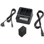 Sony ACC-V1BPA (ACCV1BPA) Battery Pack Kit includes AC-VQV10 dual charger / AC adaptor & NP-FV100 high capacity InfoLITHIUM battery for HXR-MC50E camcorder Sony ACC-V1BPA (ACCV1BPA) Battery Pack Kit includes AC-VQV10 dual charger / AC adaptor & NP-FV100 high capacity InfoLITHIUM battery for HXR-MC50E camcorder