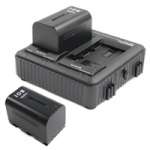 JVC IDX-Q10-E (IDXQ10E) IDX Power Pack Charger Kit with Batteries (x2) for GY-HMQ10, GY-HM600 and GY-HM650 Camcorders JVC IDX-Q10-E (IDXQ10E) IDX Power Pack Charger Kit with Batteries (x2) for GY-HMQ10, GY-HM600 and GY-HM650 Camcorders