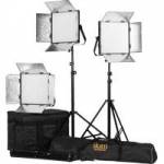 Ikan LW10-3PT-KIT (LW103PTKIT) Lyra 1x1 Daylight 3-Point Soft Panel LED Light Kit with Gold & V-Mount Battery Plate Ikan LW10-3PT-KIT (LW103PTKIT) Lyra 1x1 Daylight 3-Point Soft Panel LED Light Kit with Gold & V-Mount Battery Plate
