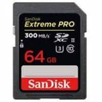 SanDisk SDSDXPK-064G-GN4IN (SDSDXPK064GGN4IN) 64GB 300MB/s Extreme Pro SDXC UHS-II Memory Card SanDisk SDSDXPK-064G-GN4IN (SDSDXPK064GGN4IN) 64GB 300MB/s Extreme Pro SDXC UHS-II Memory Card