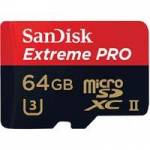 SanDisk SDSQXPJ-064G-GN6M3 (SDSQXPJ064GGN6M3) 64GB Extreme PRO microSDXC UHS-II Card with USB 3.0 Reader SanDisk SDSQXPJ-064G-GN6M3 (SDSQXPJ064GGN6M3) 64GB Extreme PRO microSDXC UHS-II Card with USB 3.0 Reader