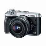 Canon EOS M6 24.2 Megapixel EF-M Mount Digital Camera with EF-M 15-45mm f3.5-6.3 IS STM Lens - Silver (p/n 1725C042AA) Canon EOS M6 24.2 Megapixel EF-M Mount Digital Camera with EF-M 15-45mm f3.5-6.3 IS STM Lens - Silver (p/n 1725C042AA)