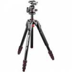 Manfrotto MK190GOA4TB-BH (MK190GOA4TBBH) 190 Go Aluminium 4 Section Tripod with Ball Head - Black Manfrotto MK190GOA4TB-BH (MK190GOA4TBBH) 190 Go Aluminium 4 Section Tripod with Ball Head - Black