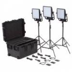 Litepanel Astra Traveler Soft and 6X Bi-Colour LED Trio - Gold Mount Kit (p/n 935-3212) Litepanel Astra Traveler Soft and 6X Bi-Colour LED Trio - Gold Mount Kit (p/n 935-3212)