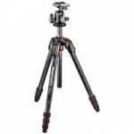 Manfrotto MK190GOC4TB-BH (MK190GOC4TBBH) 190 Go Carbon Fibre 4 Section Tripod with Ball Head - Black Manfrotto MK190GOC4TB-BH (MK190GOC4TBBH) 190 Go Carbon Fibre 4 Section Tripod with Ball Head - Black