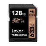 Lexar (LSD128CRBEU633) 128GB Professional 633x SDXC UHS-I Memory Card Lexar (LSD128CRBEU633) 128GB Professional 633x SDXC UHS-I Memory Card
