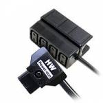 Hawk-Woods GC-4A (GC4A) Power-Con Clip-on 4-way Adapter with 30cm Cord Hawk-Woods GC-4A (GC4A) Power-Con Clip-on 4-way Adapter with 30cm Cord