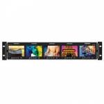 TV Logic RKM-535A (RKM535A) 3.5 Inch x 5 LCD Multi-Channel 2RU Rack Mount Monitor TV Logic RKM-535A (RKM535A) 3.5 Inch x 5 LCD Multi-Channel 2RU Rack Mount Monitor