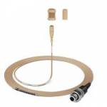 Sennheiser MKE 1-4-3 (MKE143) Miniature clip-on microphone, 3-pin SE connector, beige (p/n 502168) Sennheiser MKE 1-4-3 (MKE143) Miniature clip-on microphone, 3-pin SE connector, beige (p/n 502168)