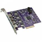 Sonnet SON-USB3PRO-4PME (SONUSB3PRO4PME) Allegro Pro USB 3.0 PCIe Adapter Card With 4 Powered Ports Sonnet SON-USB3PRO-4PME (SONUSB3PRO4PME) Allegro Pro USB 3.0 PCIe Adapter Card With 4 Powered Ports
