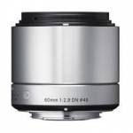 Sigma 60mm f2.8 DN A series Silver Version compatible with Sony E Mount Fit includes Lens Hood (35S965) Sigma 60mm f2.8 DN A series Silver Version compatible with Sony E Mount Fit includes Lens Hood (35S965)