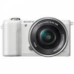Sony a5000 20.1MP Mirrorless Camera with 16-50mm F3.5-5.6 OSS Lens (White) (p/n ILCE5000LW.CEC) Sony a5000 20.1MP Mirrorless Camera with 16-50mm F3.5-5.6 OSS Lens (White) (p/n ILCE5000LW.CEC)