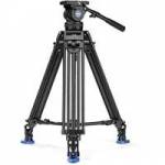 Benro BV10 (BV-10) Dual Stage Aluminium Video Tripod & BV10 Head - 3 Leg Sections Benro BV10 (BV-10) Dual Stage Aluminium Video Tripod & BV10 Head - 3 Leg Sections