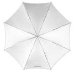 F J Westcott 2001 43inch optical white satin collapsible umbrella (860048) F J Westcott 2001 43inch optical white satin collapsible umbrella (860048)