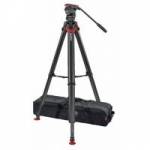 Sachtler 0395 (SAC-0395) FSB 4 Tripod System with Flowtech 75 Carbon Fiber Tripod, Mid-Level Spreader and Rubber Feet Sachtler 0395 (SAC-0395) FSB 4 Tripod System with Flowtech 75 Carbon Fiber Tripod, Mid-Level Spreader and Rubber Feet