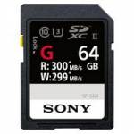 Sony SF-G64 (SFG64) 64GB SF-G Series UHS-II Class 10 SDXC Memory Card with up to 300MB/s Transfer Speed Sony SF-G64 (SFG64) 64GB SF-G Series UHS-II Class 10 SDXC Memory Card with up to 300MB/s Transfer Speed