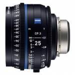Zeiss CP.3 25mm T/2.1 Compact Prime Cine Lens - EF Mount | Available in Feet or Metre Scale (2181-404 / 2181-399) Zeiss CP.3 25mm T/2.1 Compact Prime Cine Lens - EF Mount | Available in Feet or Metre Scale (2181-404 / 2181-399)