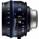 Zeiss CP.3 18mm T/2.9 Compact Prime Cine Lens - PL Mount | Available in Feet and Meter Scale (2186-839 / 2186-834) Zeiss CP.3 18mm T/2.9 Compact Prime Cine Lens - PL Mount | Available in Feet and Meter Scale (2186-839 / 2186-834)