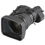 Fujinon HA18x7.6BERM-M HD broadcast lens with 2x extender, servo focus, servo zoom and QuickFrame Fujinon HA18x7.6BERM-M HD broadcast lens with 2x extender, servo focus, servo zoom and QuickFrame
