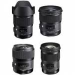 Sigma Canon EF Mount Art Series Lens Bundle (Includes 20mm, 24mm, 35mm and 50mm f/1.4 Art Lenses) Sigma Canon EF Mount Art Series Lens Bundle (Includes 20mm, 24mm, 35mm and 50mm f/1.4 Art Lenses)