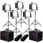 Ikan LW10-5PT-KIT (LW105PTKIT) Lyra Daylight 5-Point LED Soft Panel Light Kit with 5x LW10 LED Lights Ikan LW10-5PT-KIT (LW105PTKIT) Lyra Daylight 5-Point LED Soft Panel Light Kit with 5x LW10 LED Lights