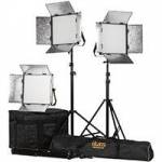 Ikan RB10-3PT-KIT (RB103PTKIT) Kit with 3x Rayden Bi-Colour 1x1 LED Lights and Gold & V-Mount Battery Plate Ikan RB10-3PT-KIT (RB103PTKIT) Kit with 3x Rayden Bi-Colour 1x1 LED Lights and Gold & V-Mount Battery Plate